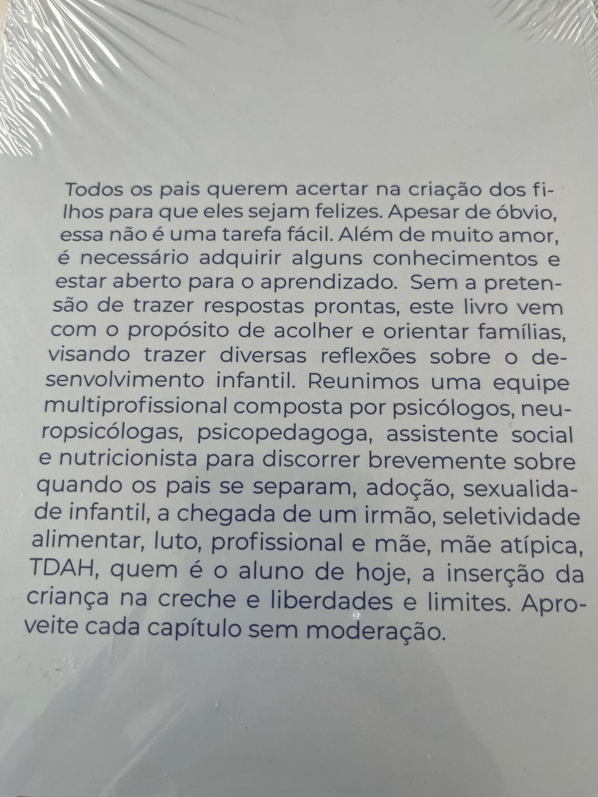 Sinopse livro filhos